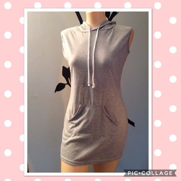 Dresses & Skirts - Hooded Sleeveless Dress Sz XS